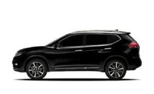 mobil nissan x-trail hitam