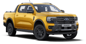 mobil ford ranger wildtrak kuning